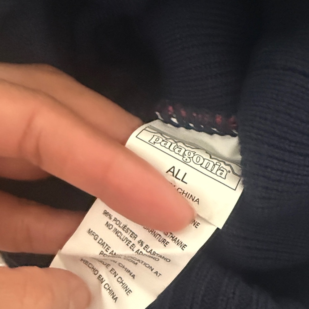 Patagonia Multicolor Knit Pom-Pom Hat - Picture 4 of 4